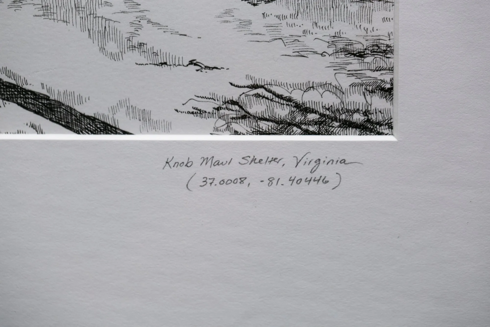Knob Maul Shelter, Virginia, [ 37.0008, -8140446 ]