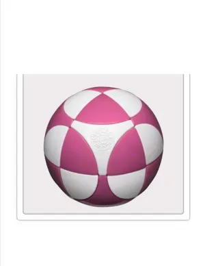 Marusenko Puzzle Sphere: Pink & White Level 1