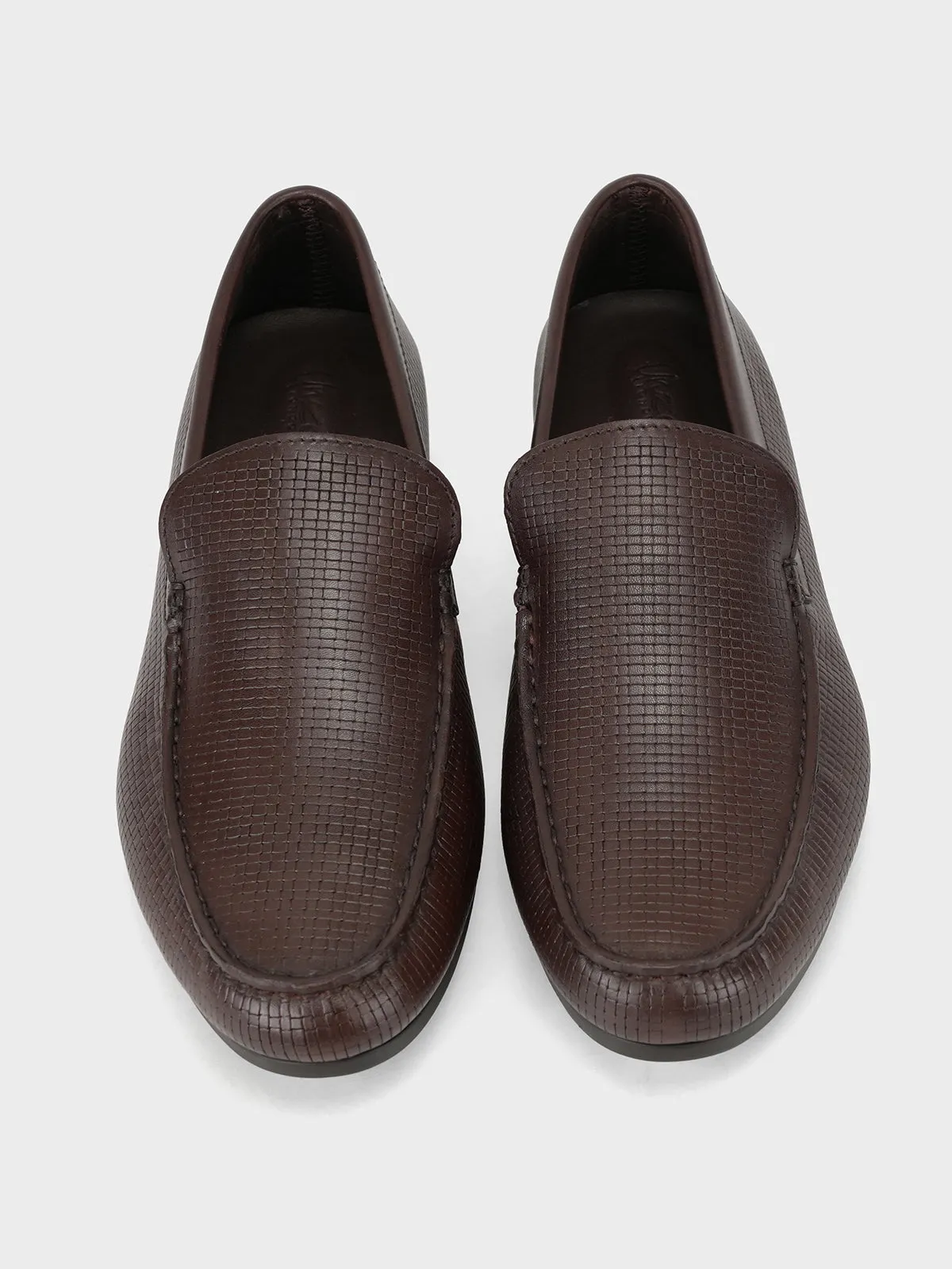 Men "FELIPE" Penny Keeper Casual Slip-On Leather Moccasins