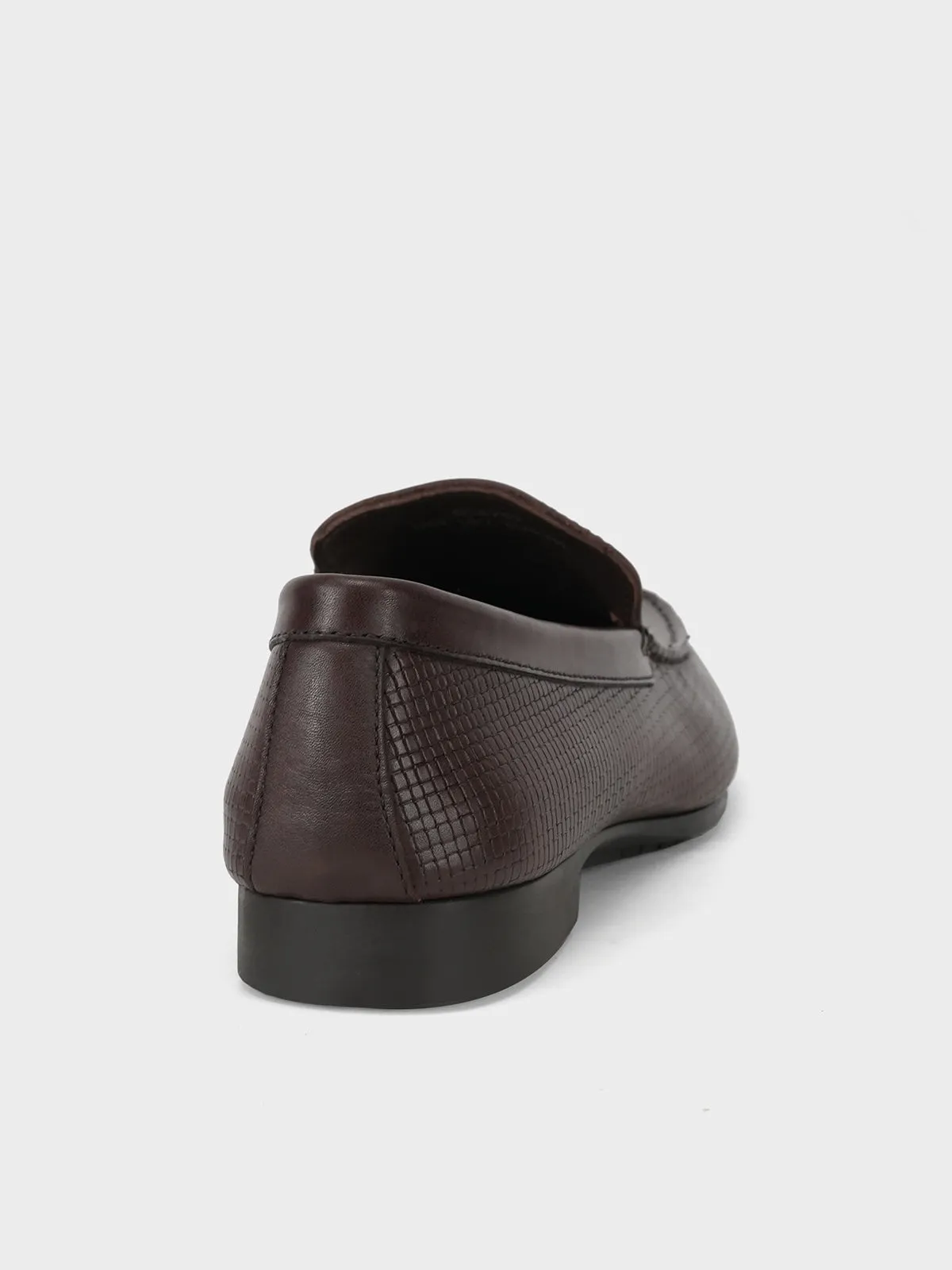 Men "FELIPE" Penny Keeper Casual Slip-On Leather Moccasins