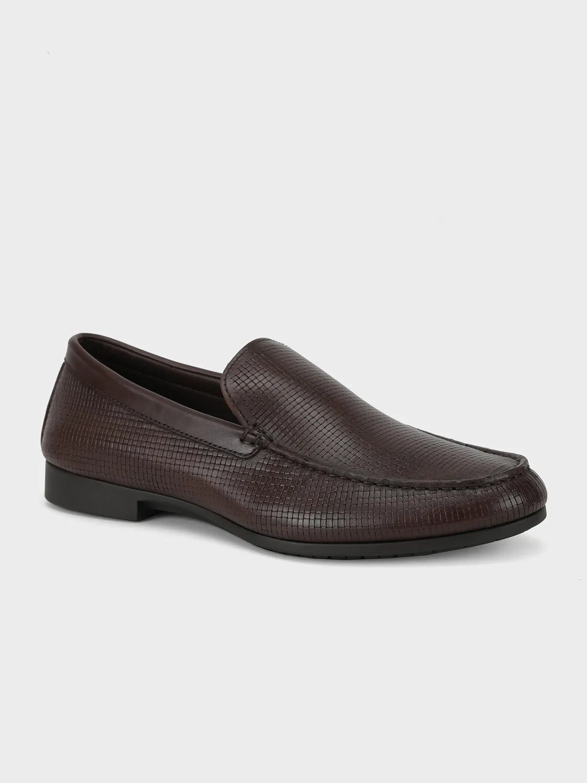 Men "FELIPE" Penny Keeper Casual Slip-On Leather Moccasins