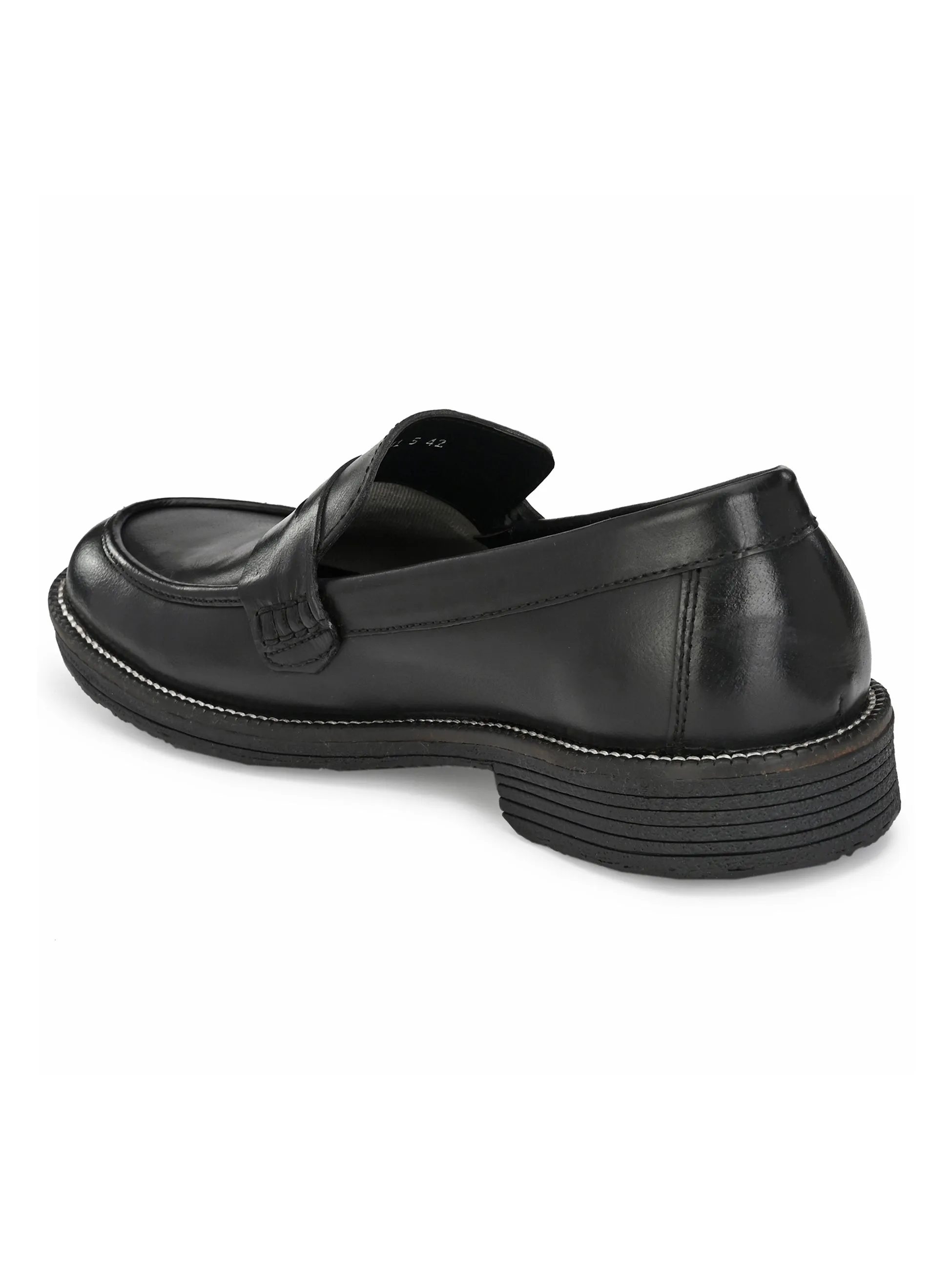 MEN'S BURNISH LEATHER MOCCASIN