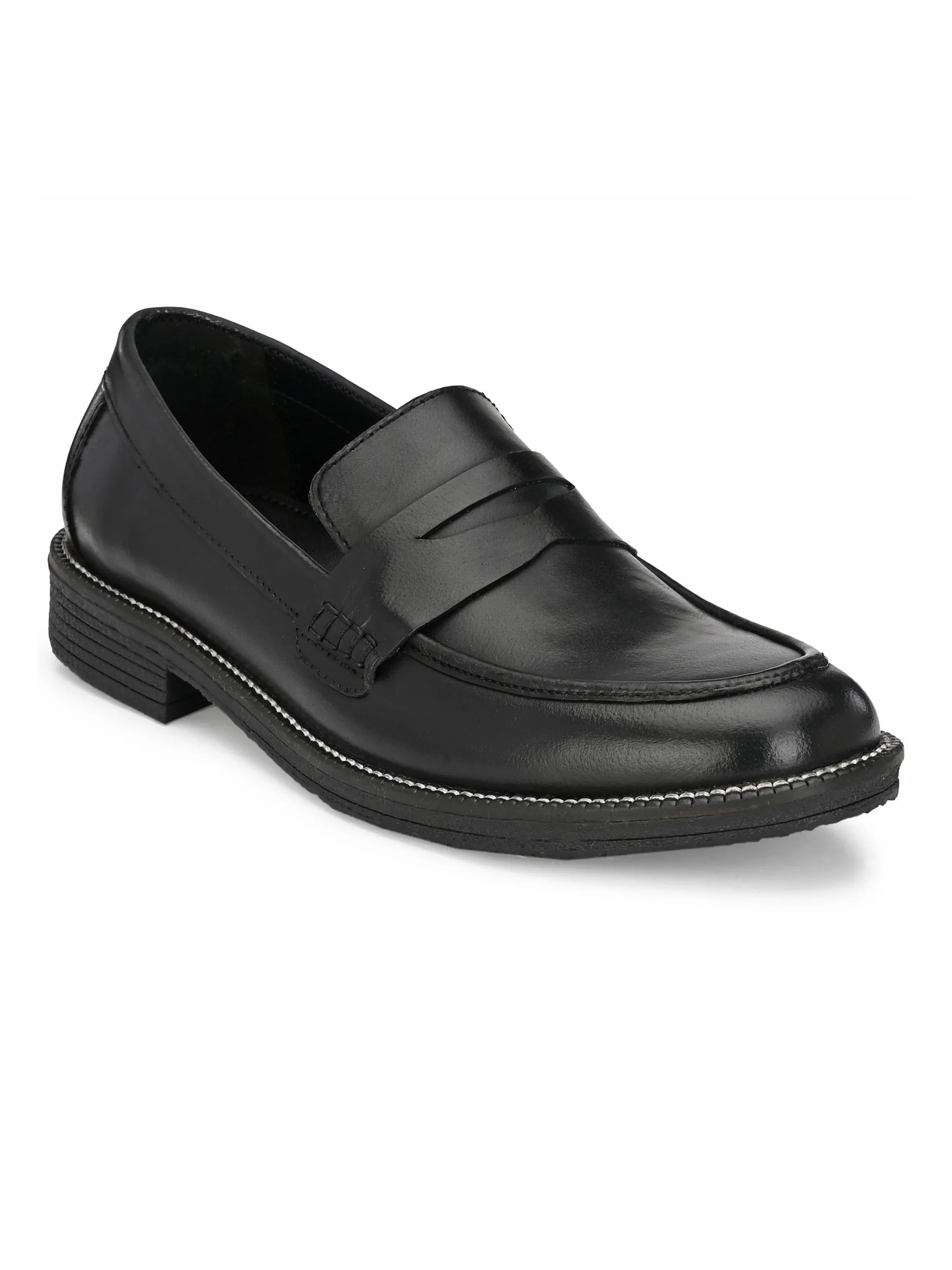 MEN'S BURNISH LEATHER MOCCASIN