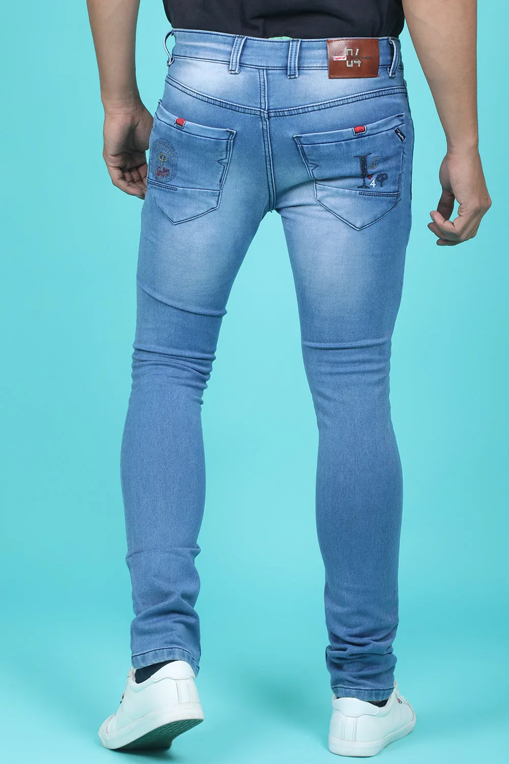 Men's Light Blue Denim Slim Fit MD-7212-2 Jean