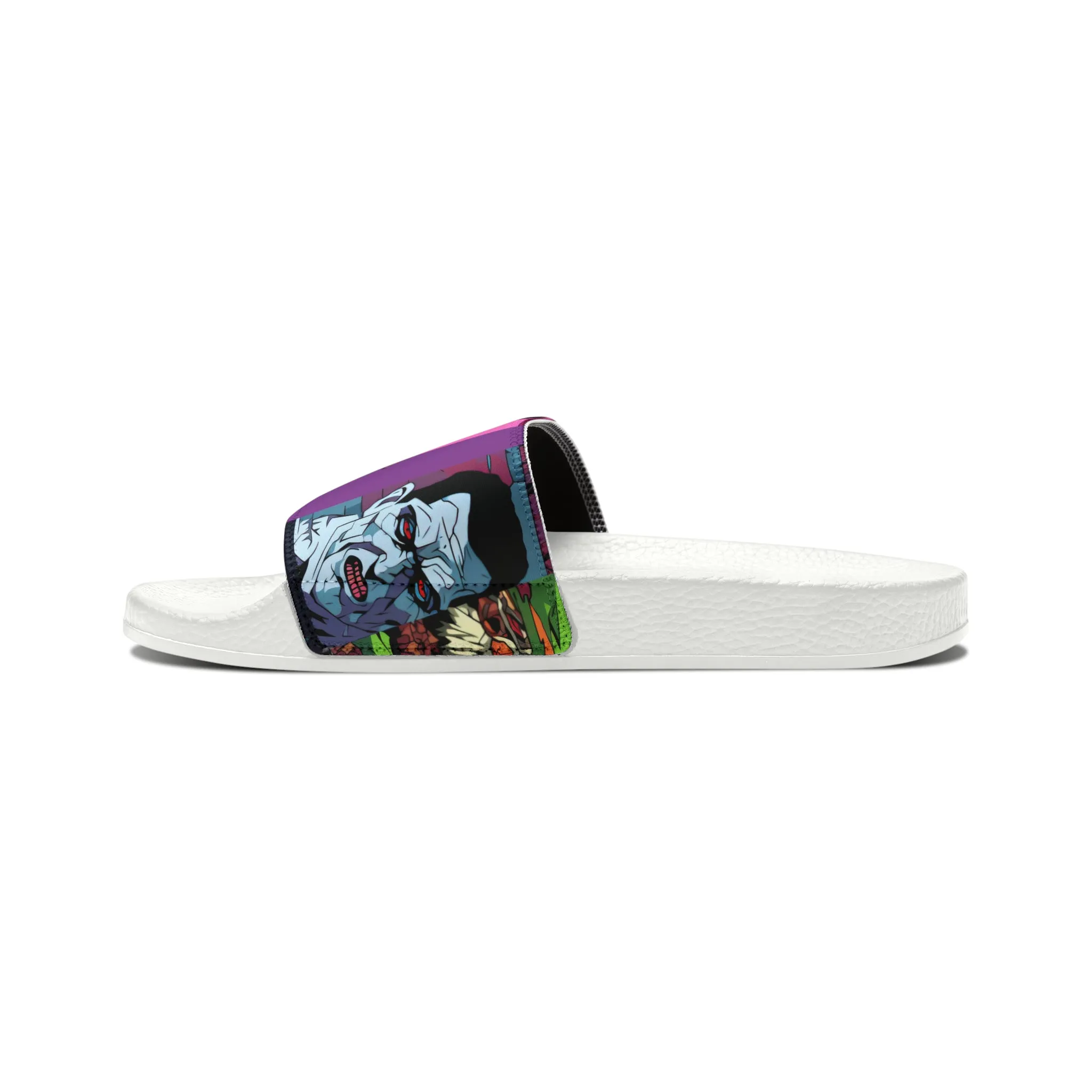 Men's Slide Sandals - Spooky Monsters Anime Beta