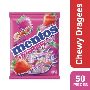 MENTOS  STRAWBERRY MIX 50`S