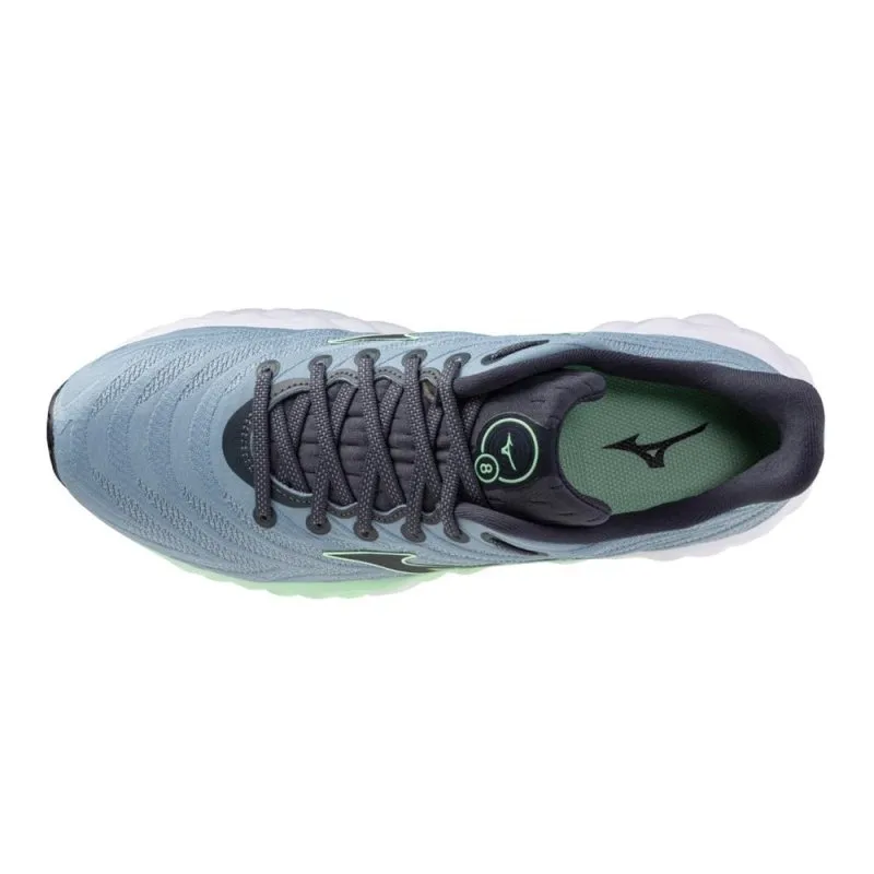Mizuno Men's Wave Sky 8 - Citadel/Vintage Indigo