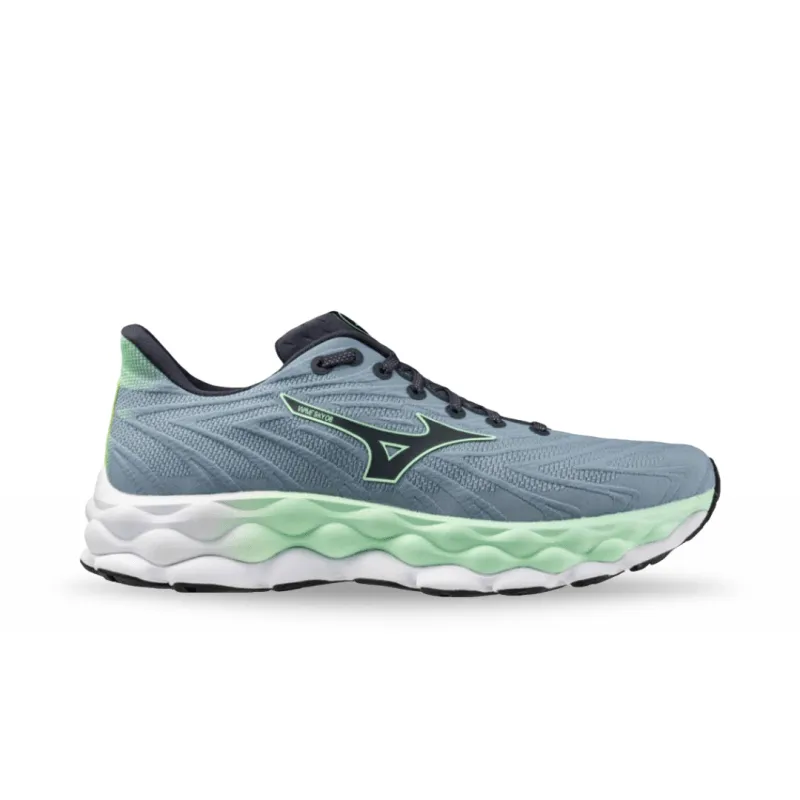 Mizuno Men's Wave Sky 8 - Citadel/Vintage Indigo