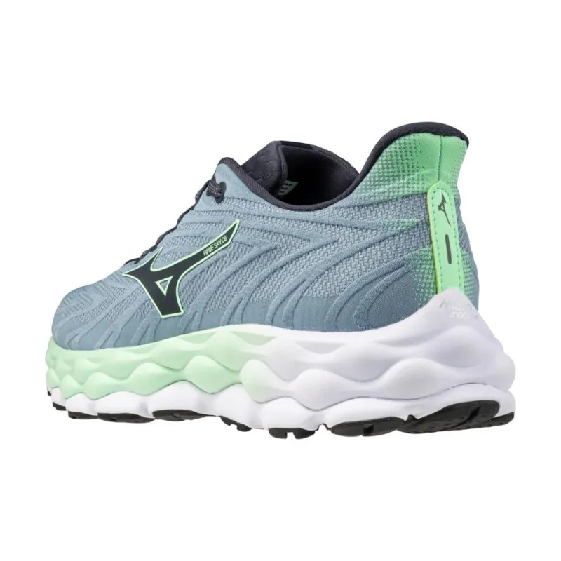 Mizuno Men's Wave Sky 8 - Citadel/Vintage Indigo
