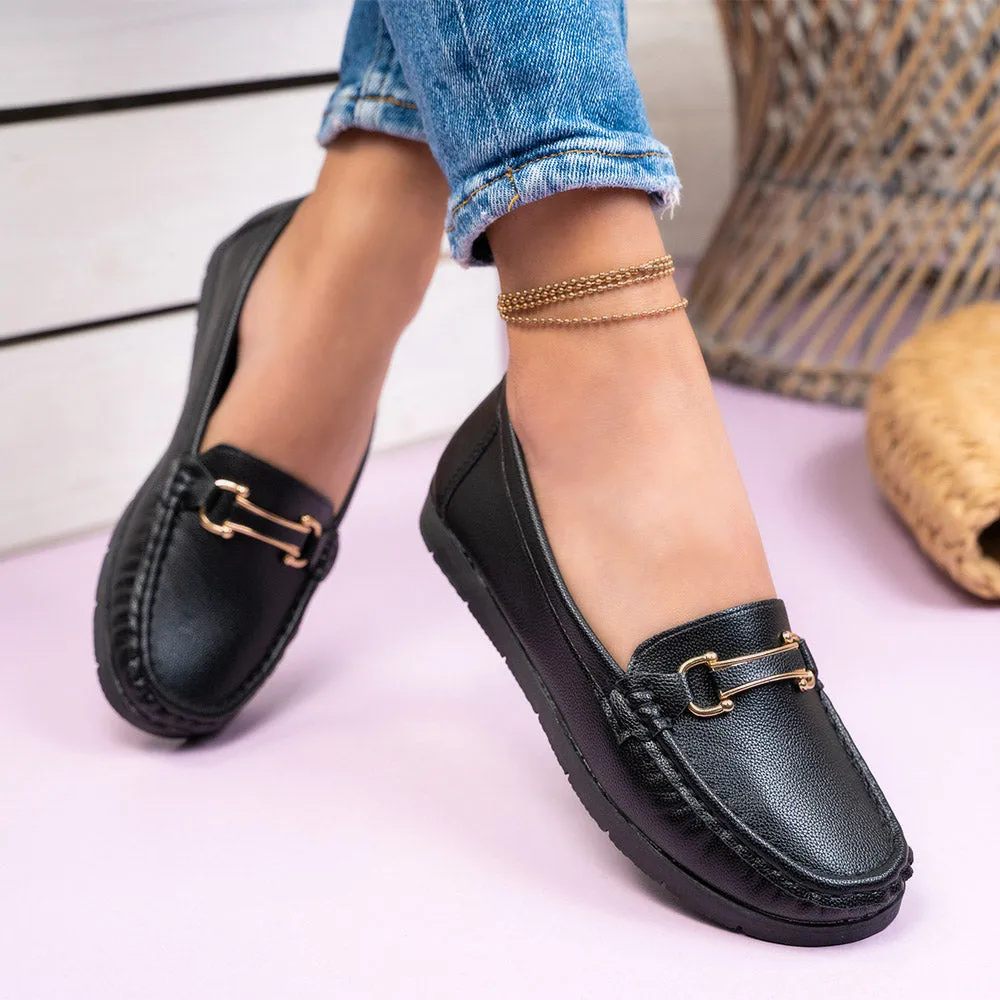 Mocasini dama Samira - Black