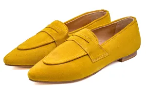 Mustard Suede Loafer