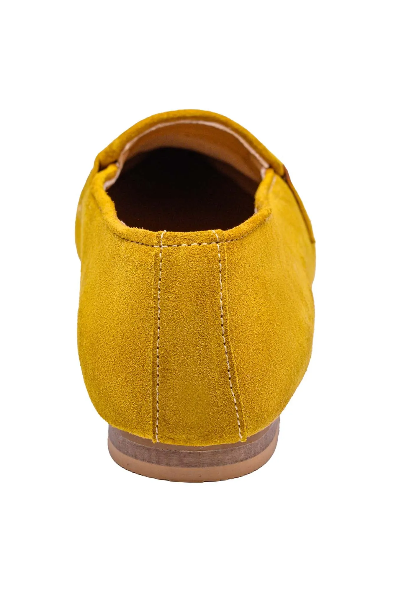 Mustard Suede Loafer