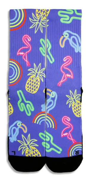 Neon Paradise CES Custom Socks