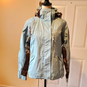 NILS Ski Insulated Women's Jacket Teal Green Detachable Hood M