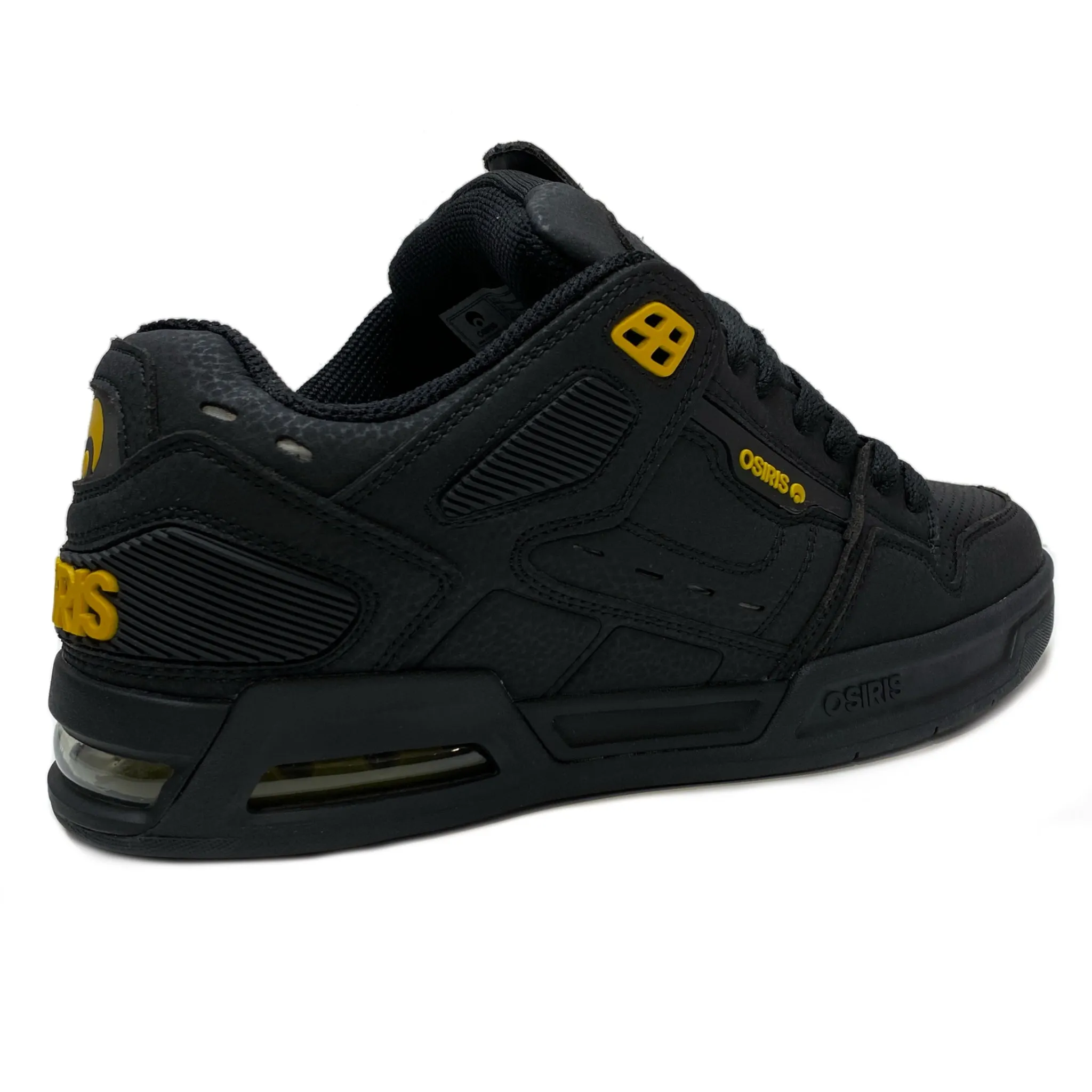 OSIRIS SHOES PERIL BLACK YELLOW TRAINERS