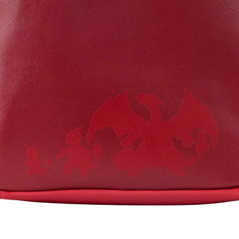 Pokemon Mini Backpack Charmander Evolutions Triple Pocket Loungefly