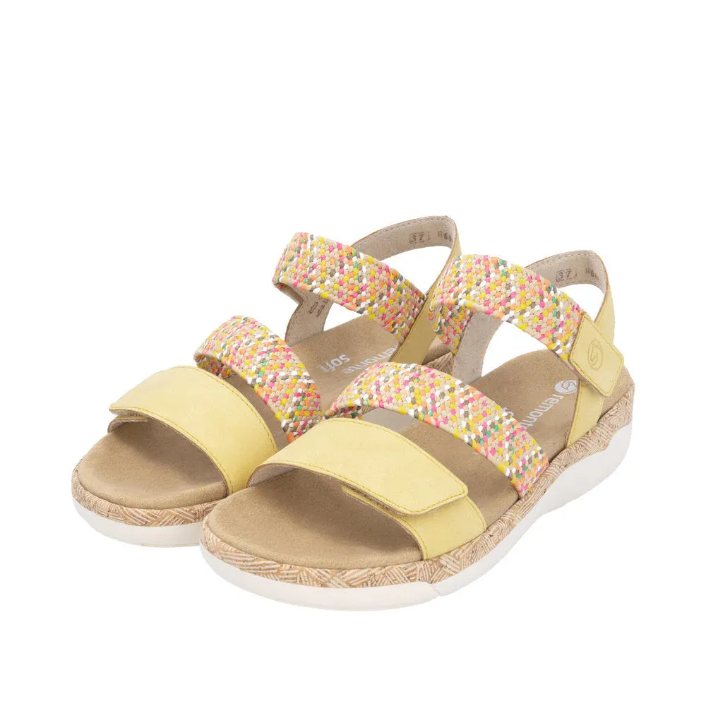 Remonte by Rieker Women's Jocelyn Sandals - Sun/Multicolor