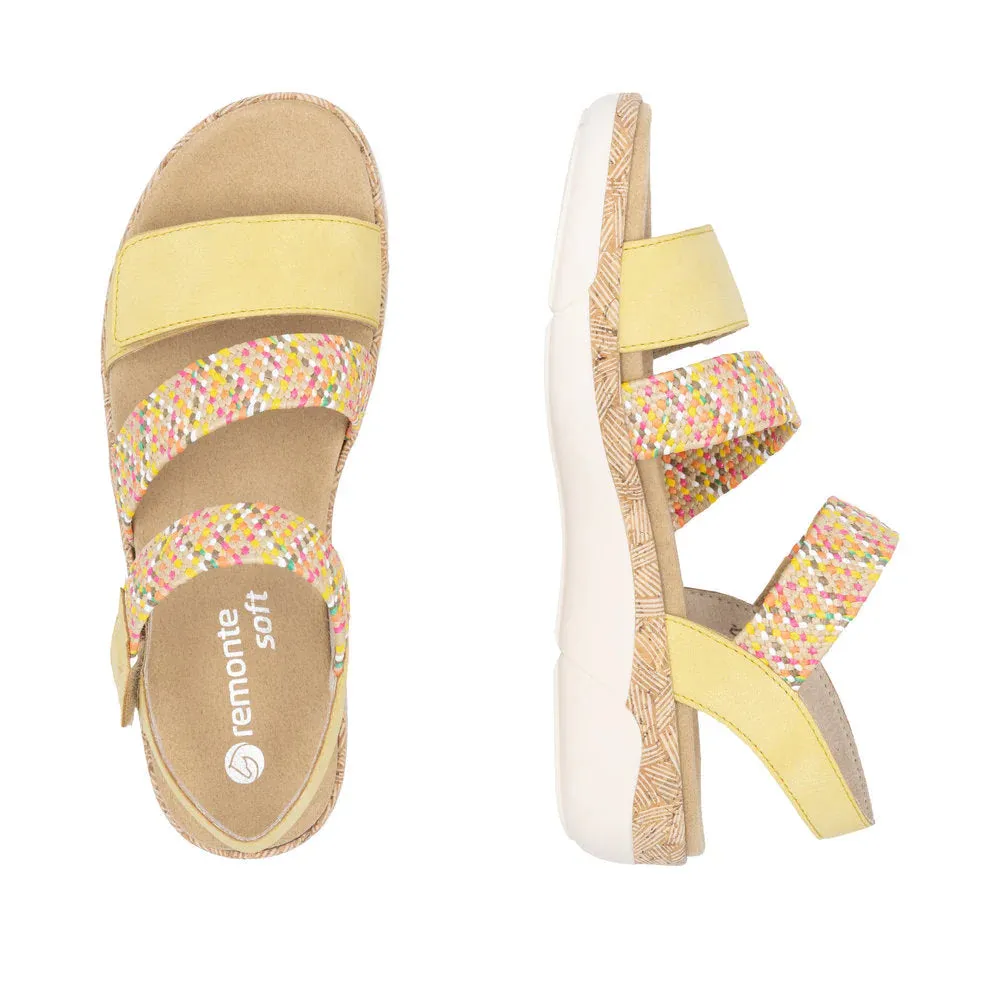 Remonte by Rieker Women's Jocelyn Sandals - Sun/Multicolor