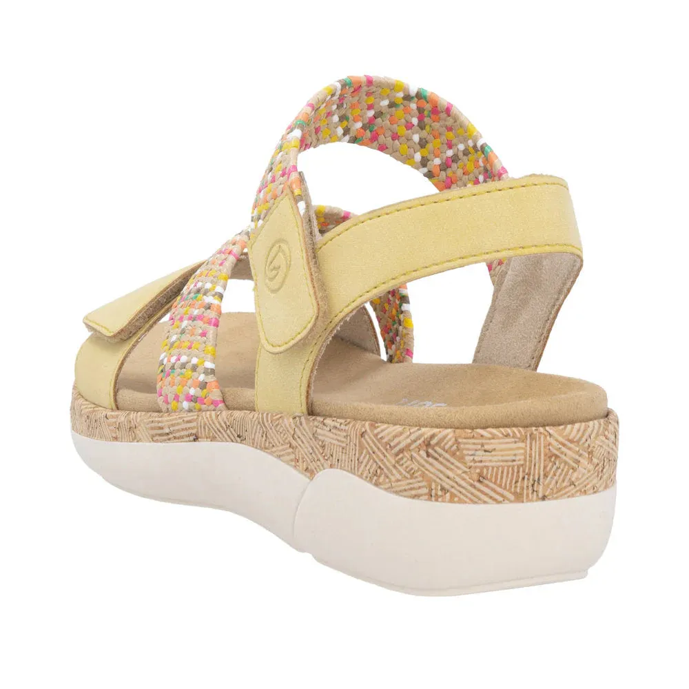 Remonte by Rieker Women's Jocelyn Sandals - Sun/Multicolor