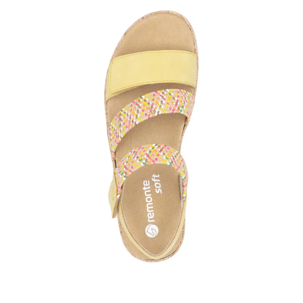 Remonte by Rieker Women's Jocelyn Sandals - Sun/Multicolor