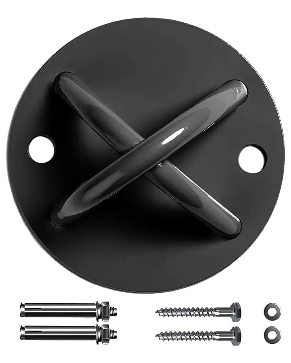 RHINOSPORT Suspension Trainer Wall Suspension Straps Black
