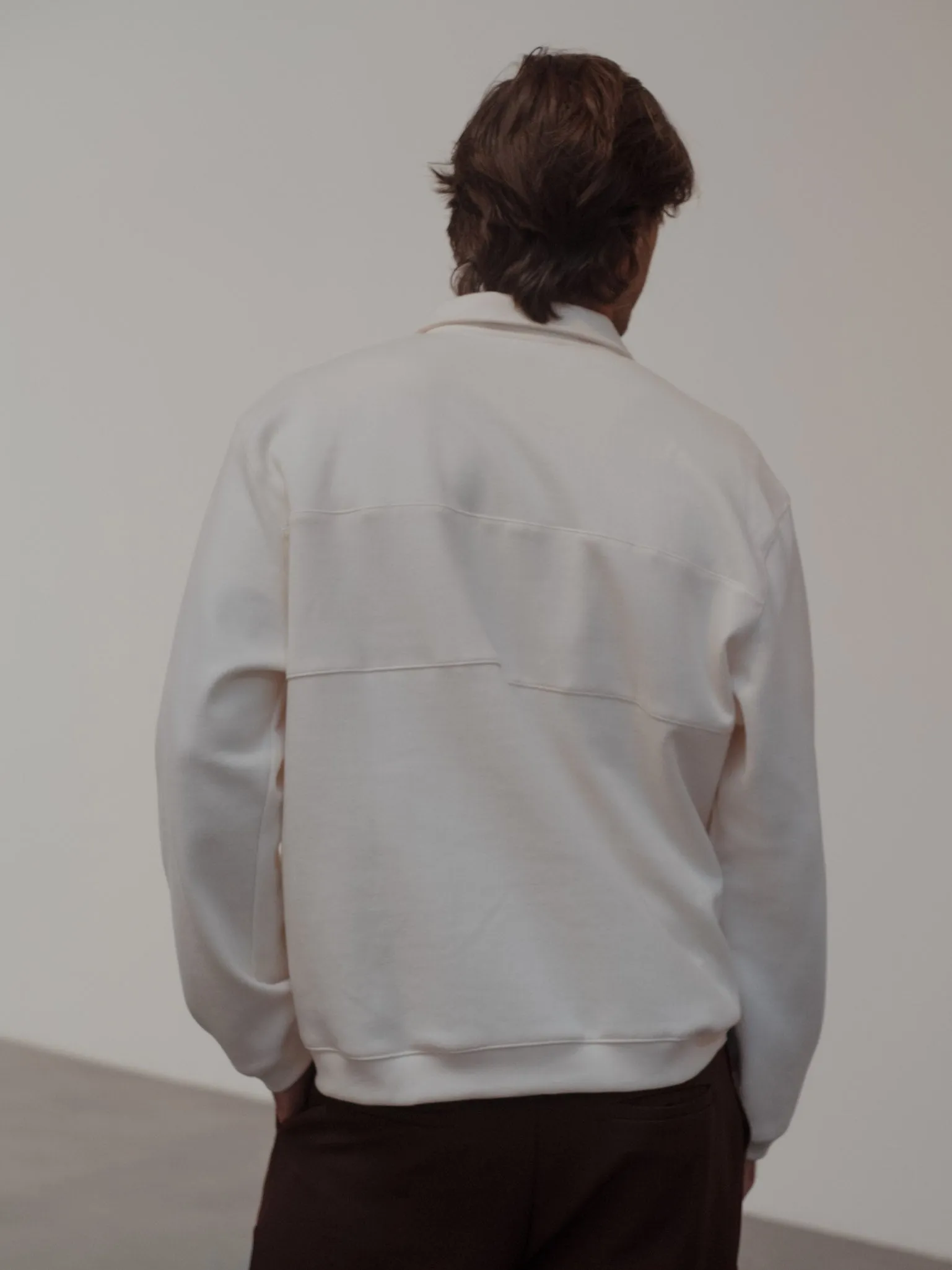 RUGBY SWEATSHIRT  - SOFT WHITE