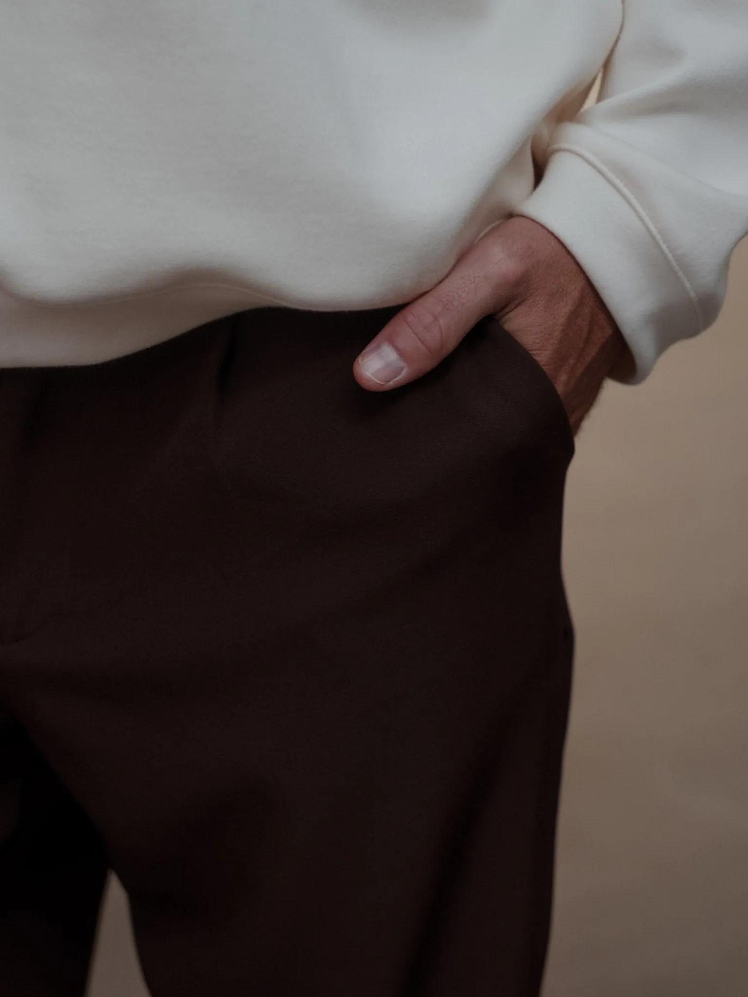RUGBY SWEATSHIRT  - SOFT WHITE