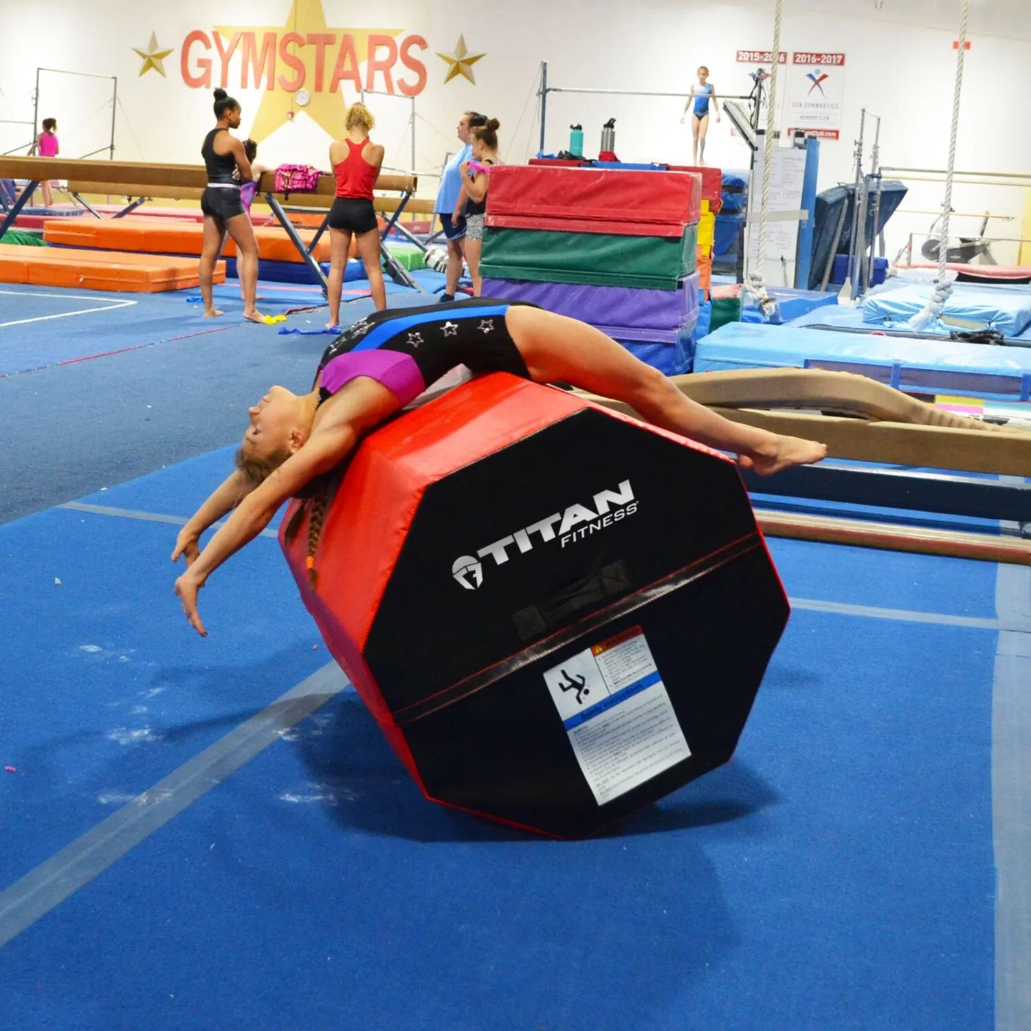 Scratch and Dent, Junior Gymnastic Large Octagon Style Tumbler Trainer