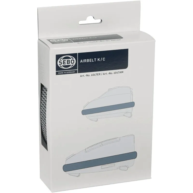 SEBO K2/K3/C/D1/D4 Airbelt Cover - Onyx