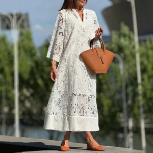 Selkie | Dress in Floral Lace