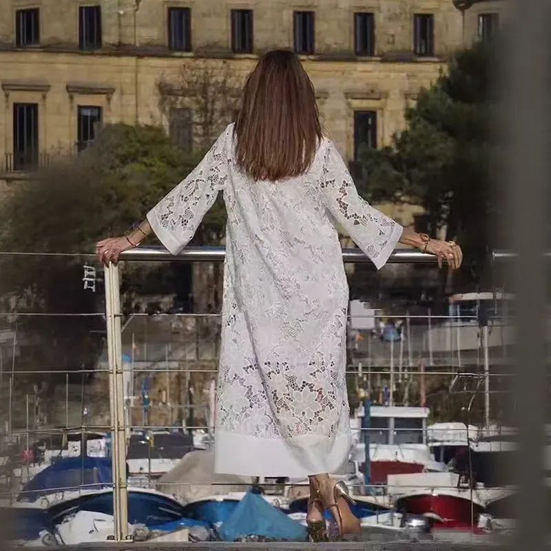 Selkie | Dress in Floral Lace