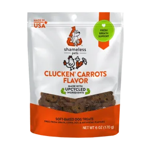 Shameless Clucken’ Carrots Grain-Free Soft-Baked Dog Treat (6-oz bag)