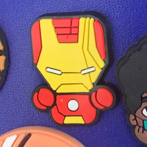SHOE CHARMS - CARTOON IRON MAN
