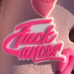 SHOE CHARMS - FUCK CANCER