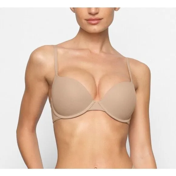 Skims Fits Everybody Push-up Demi Bra Clay 32D
