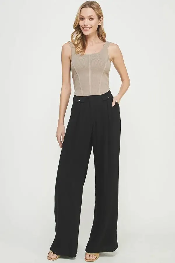 SLEEVELESS KNITTED SOFT CORSET