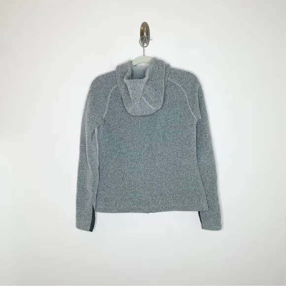 Smartwool Hudson Trail Full Zip Fleece Sweater Jacket Gray Medium