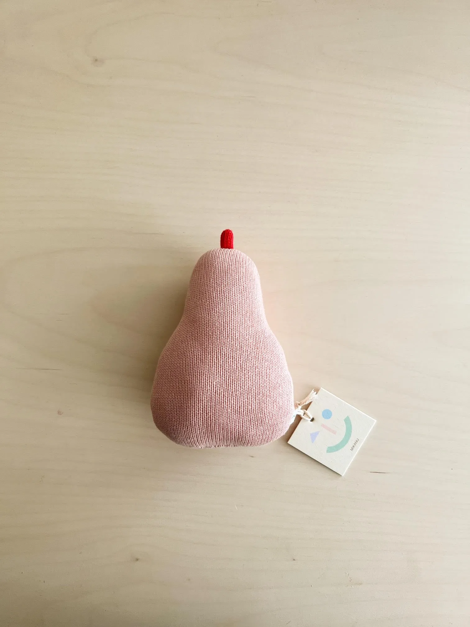 Soft Pear Rattle Toy