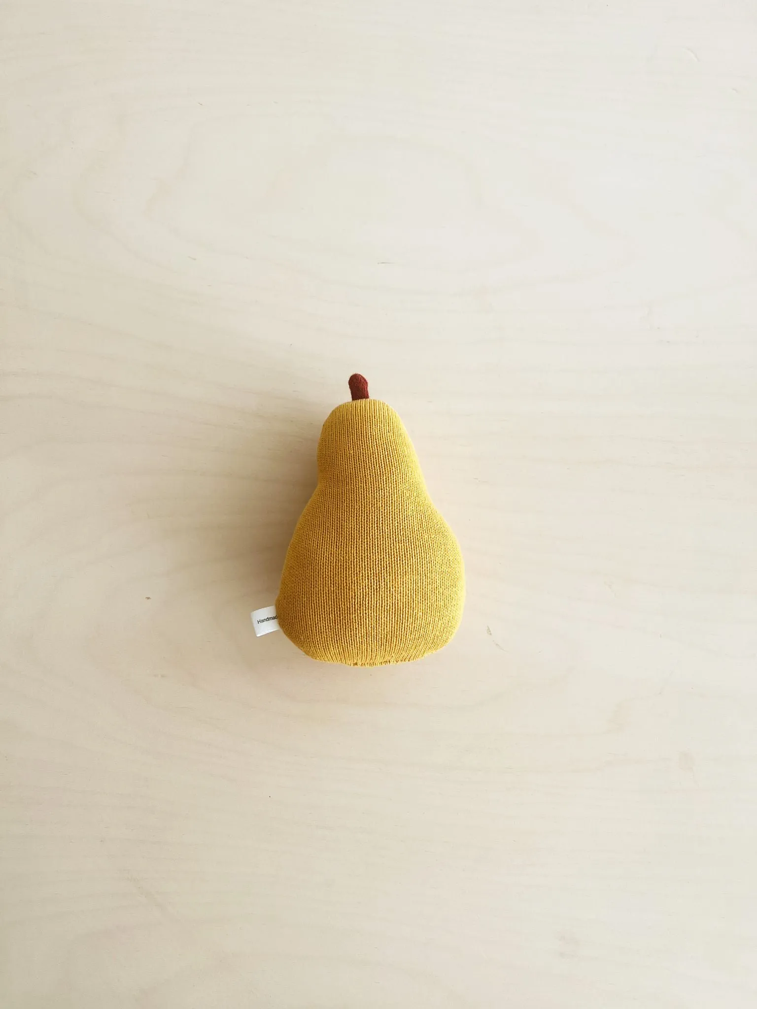 Soft Pear Rattle Toy
