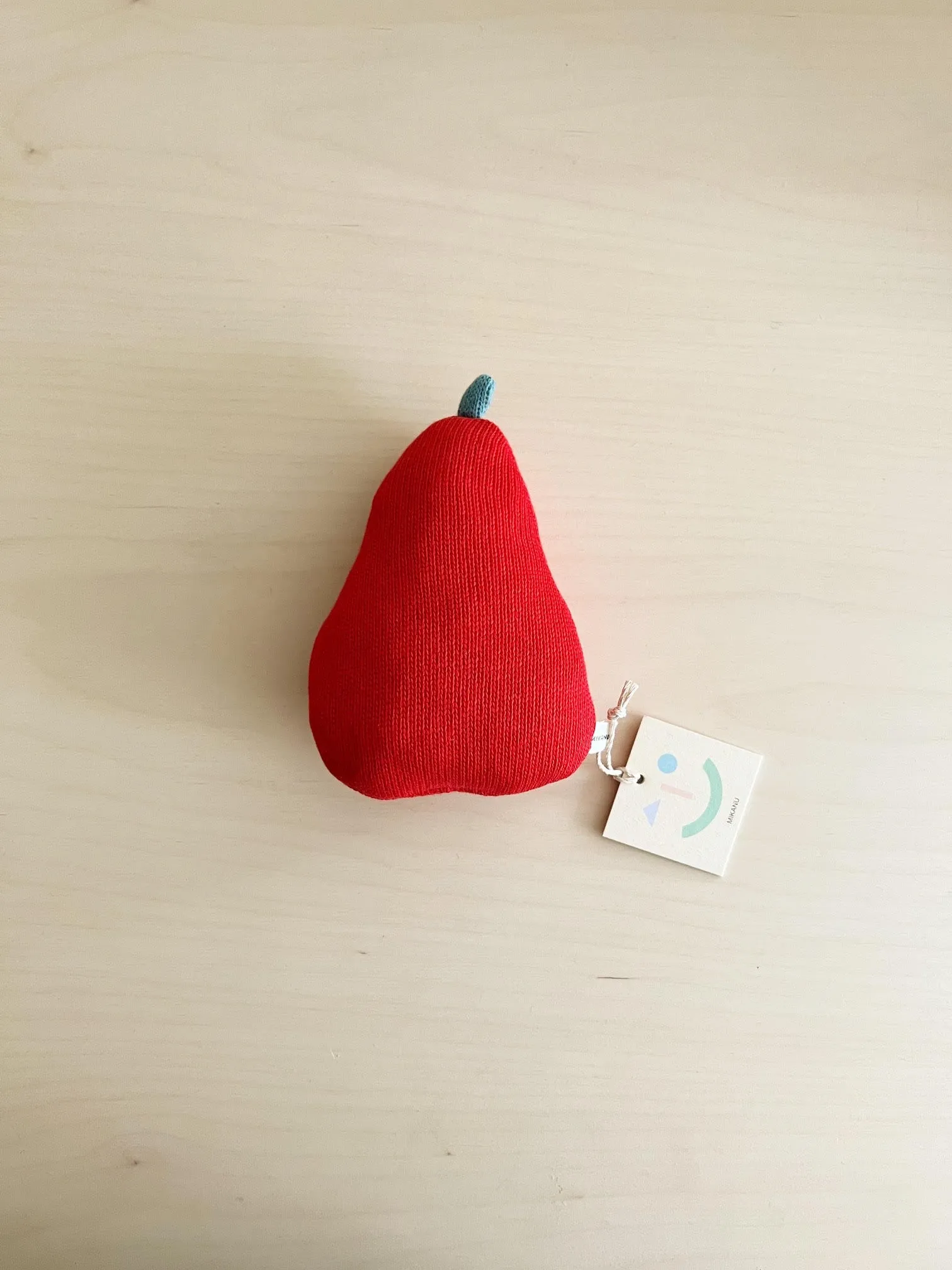 Soft Pear Rattle Toy