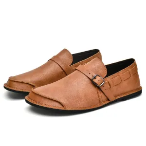 Strap Loafer Winter Classic- Light Brown