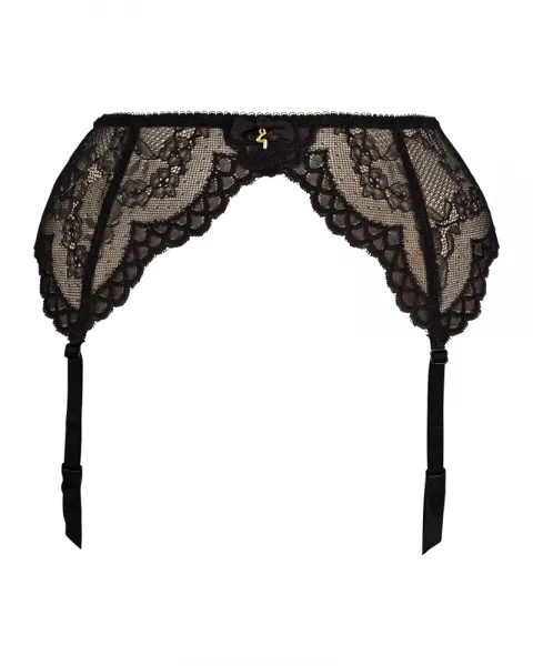 Superboost Lace Suspender - Black -