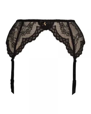 Superboost Lace Suspender - Black -