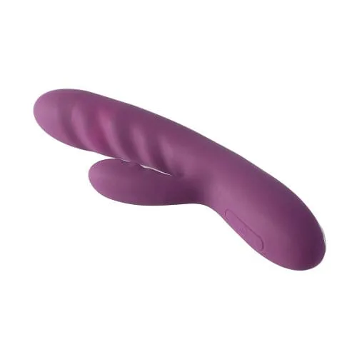 Svakom Avery Thrusting Rabbit Vibrator with Clitoral Stimulator