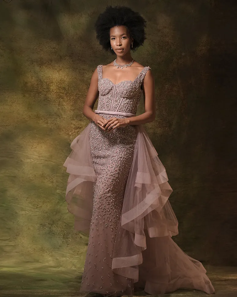The Lilac Corset Gown