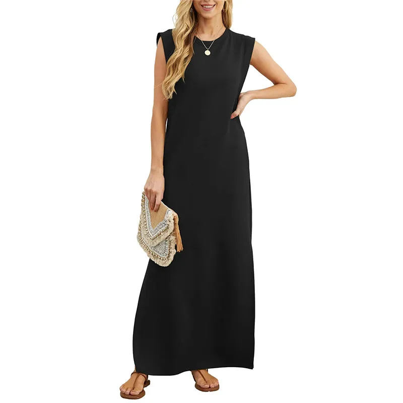 Therese™ | Sleeveless Maxi Dress in Minimal Style