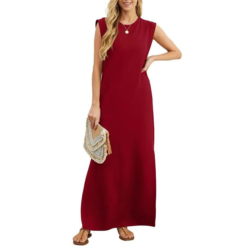 Therese™ | Sleeveless Maxi Dress in Minimal Style