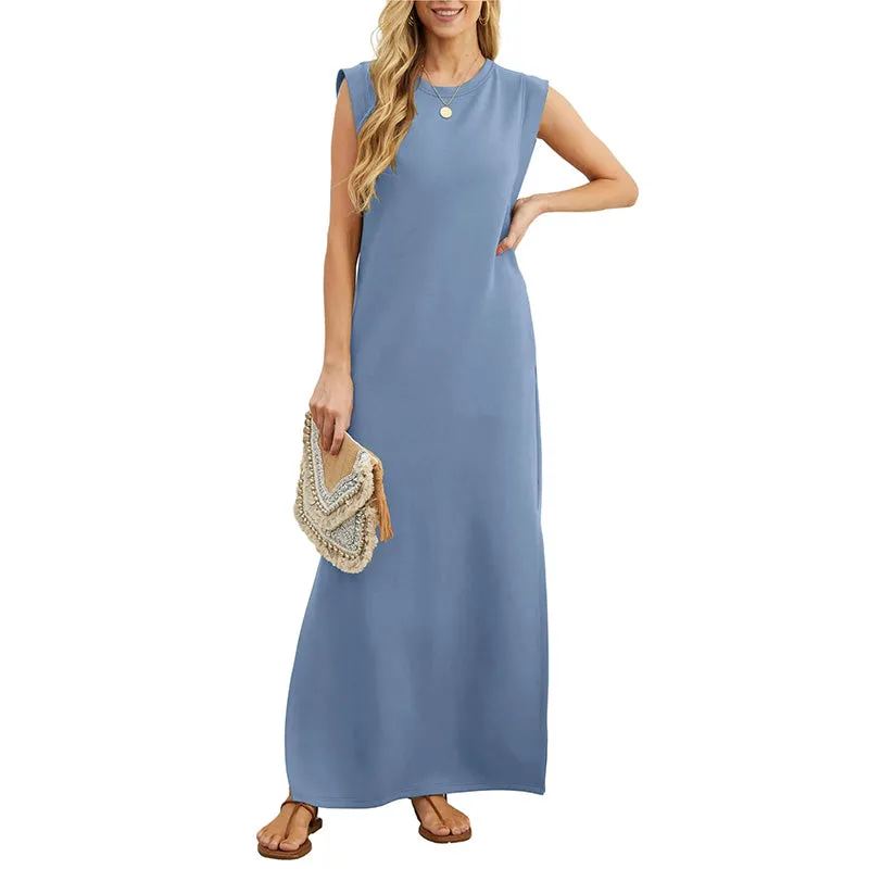 Therese™ | Sleeveless Maxi Dress in Minimal Style