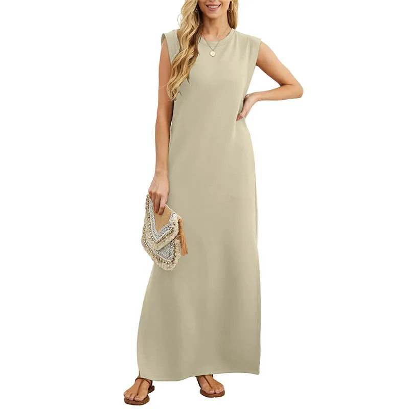 Therese™ | Sleeveless Maxi Dress in Minimal Style