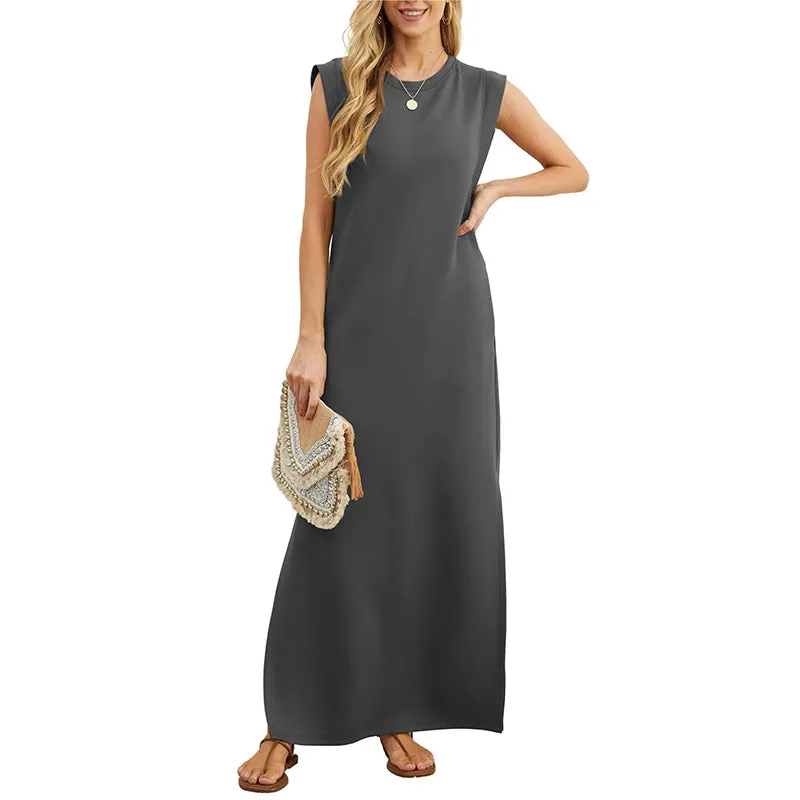 Therese™ | Sleeveless Maxi Dress in Minimal Style